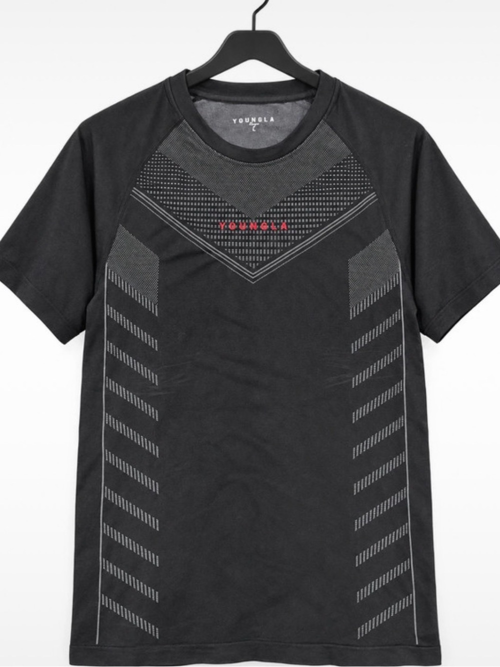 Youngla Men's Black Performance Tee